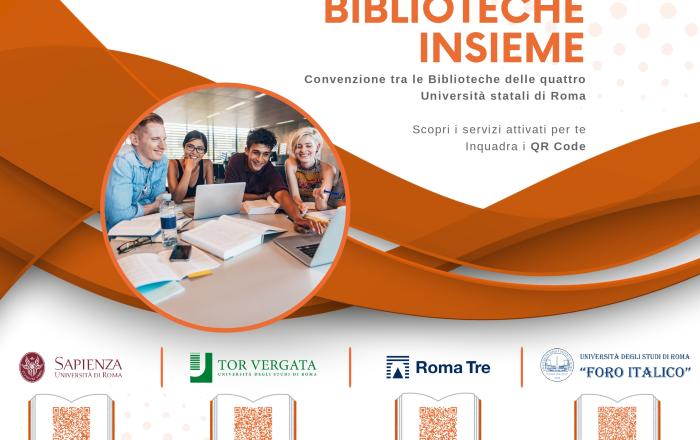 Convenzione tra le biblioteche delle quattro Università statali di Roma