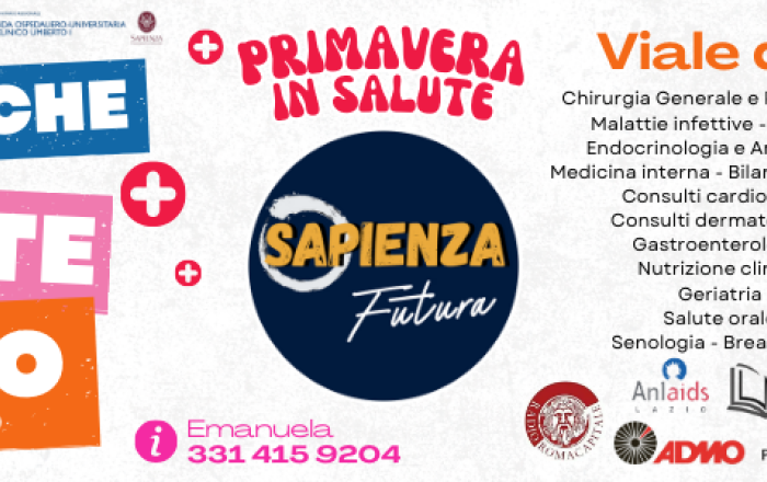 Primavera in Salute - Visite Mediche gratuite Venerdì 21 Marzo dalle 10.00 alle 16.00